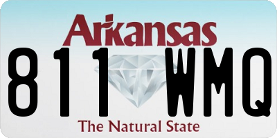 AR license plate 811WMQ