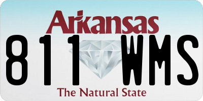 AR license plate 811WMS
