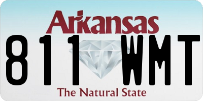 AR license plate 811WMT