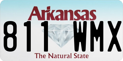 AR license plate 811WMX