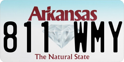AR license plate 811WMY