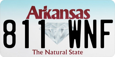 AR license plate 811WNF