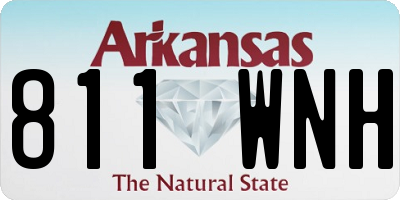 AR license plate 811WNH