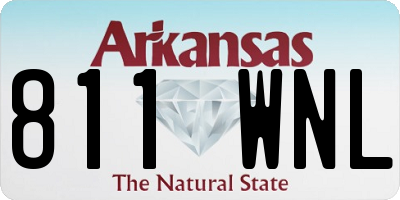 AR license plate 811WNL