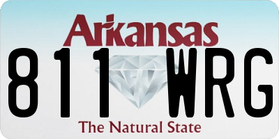 AR license plate 811WRG