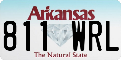 AR license plate 811WRL