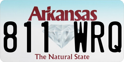 AR license plate 811WRQ