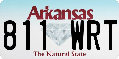 AR license plate 811WRT