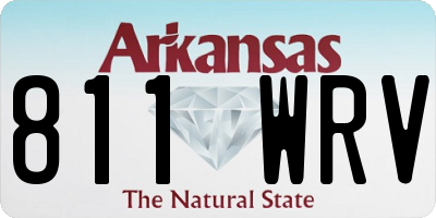 AR license plate 811WRV