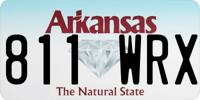 AR license plate 811WRX