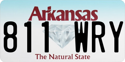 AR license plate 811WRY