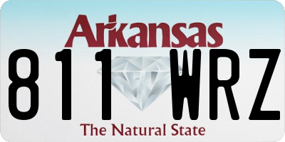 AR license plate 811WRZ