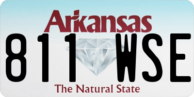 AR license plate 811WSE