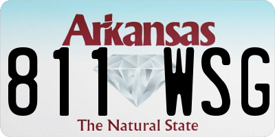 AR license plate 811WSG