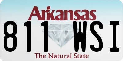 AR license plate 811WSI