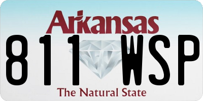 AR license plate 811WSP