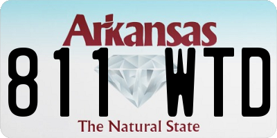 AR license plate 811WTD