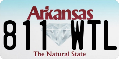 AR license plate 811WTL