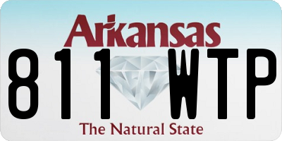 AR license plate 811WTP