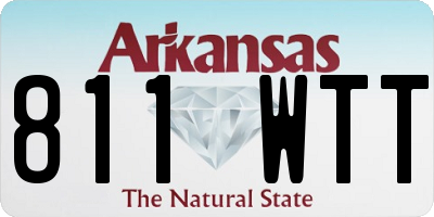 AR license plate 811WTT