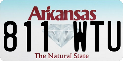 AR license plate 811WTU