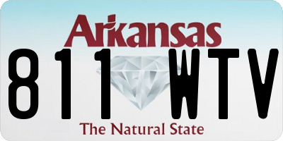 AR license plate 811WTV