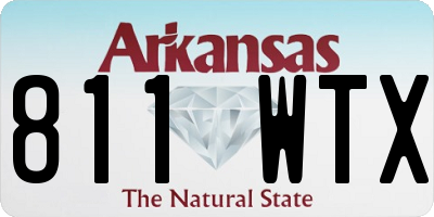 AR license plate 811WTX