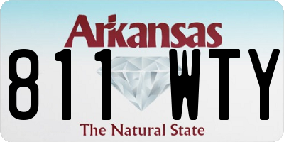 AR license plate 811WTY