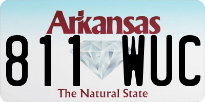 AR license plate 811WUC