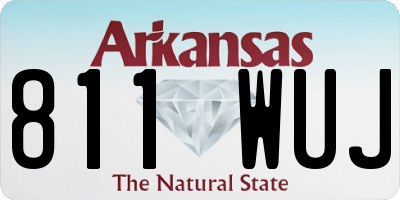 AR license plate 811WUJ