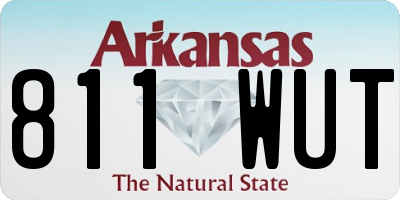 AR license plate 811WUT