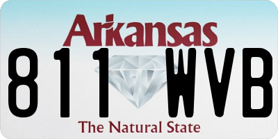 AR license plate 811WVB