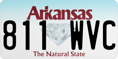 AR license plate 811WVC