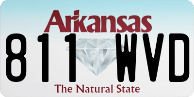 AR license plate 811WVD