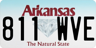 AR license plate 811WVE