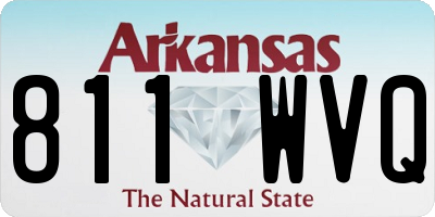 AR license plate 811WVQ