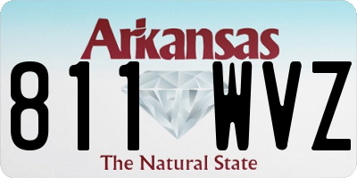 AR license plate 811WVZ