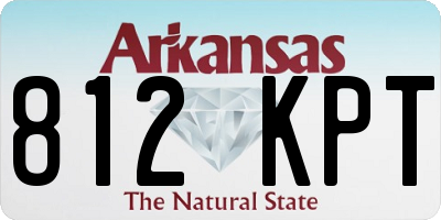 AR license plate 812KPT