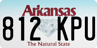 AR license plate 812KPU