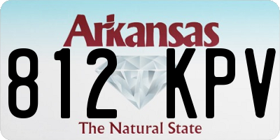 AR license plate 812KPV