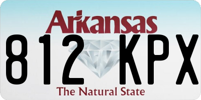 AR license plate 812KPX