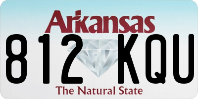 AR license plate 812KQU