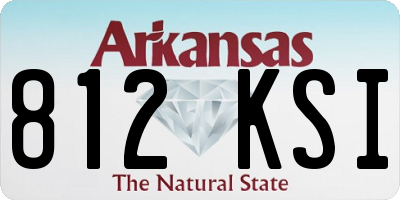AR license plate 812KSI