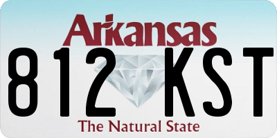 AR license plate 812KST