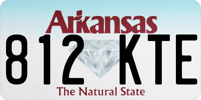 AR license plate 812KTE
