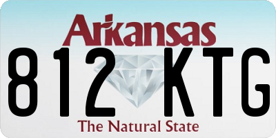 AR license plate 812KTG