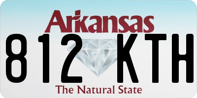 AR license plate 812KTH