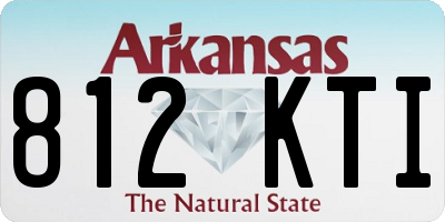 AR license plate 812KTI