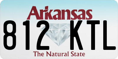AR license plate 812KTL