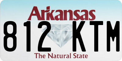 AR license plate 812KTM